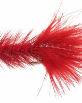 Wooly Bugger Red Fishing Fly