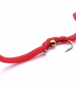 BH Squiggly San Juan Worm - Red
